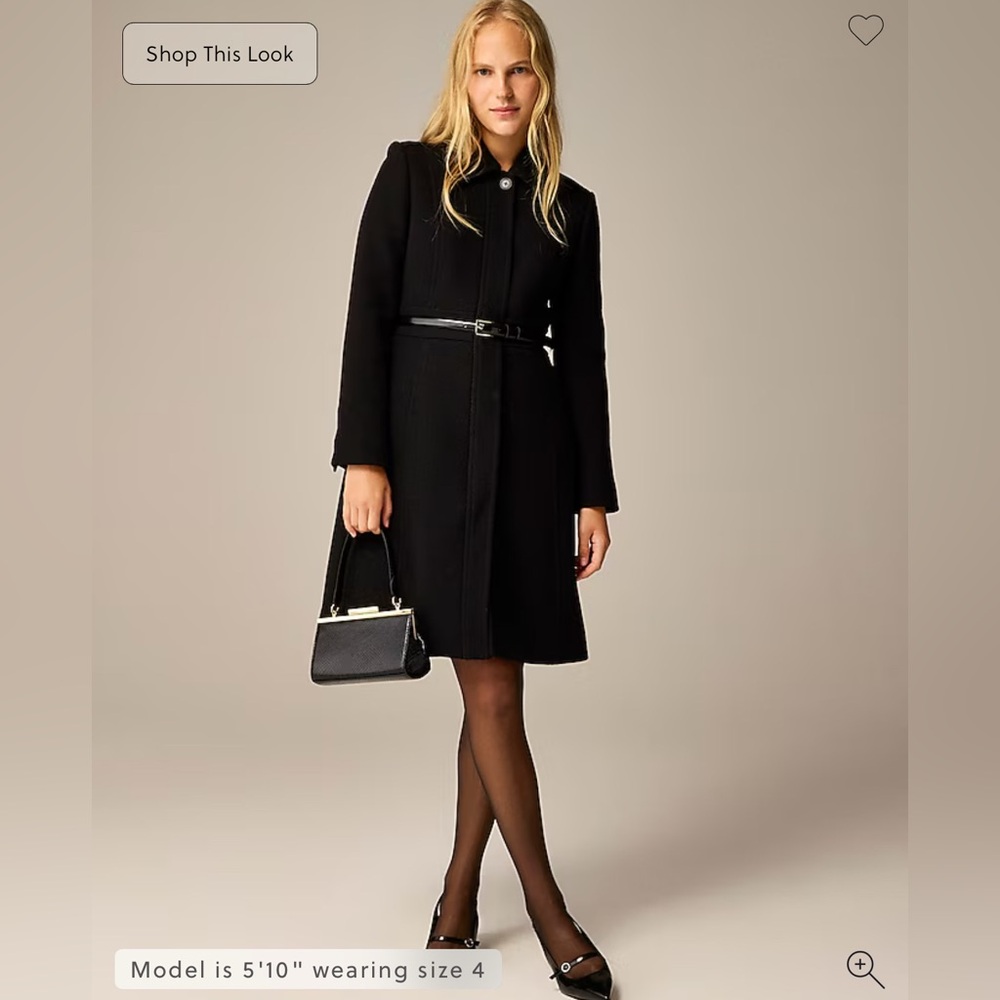J. Crew Petite New Lady Day Coat Wool